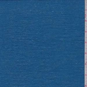 2 YD PC-Heather Blue Slubbed Baby French Terry Knit Fabric