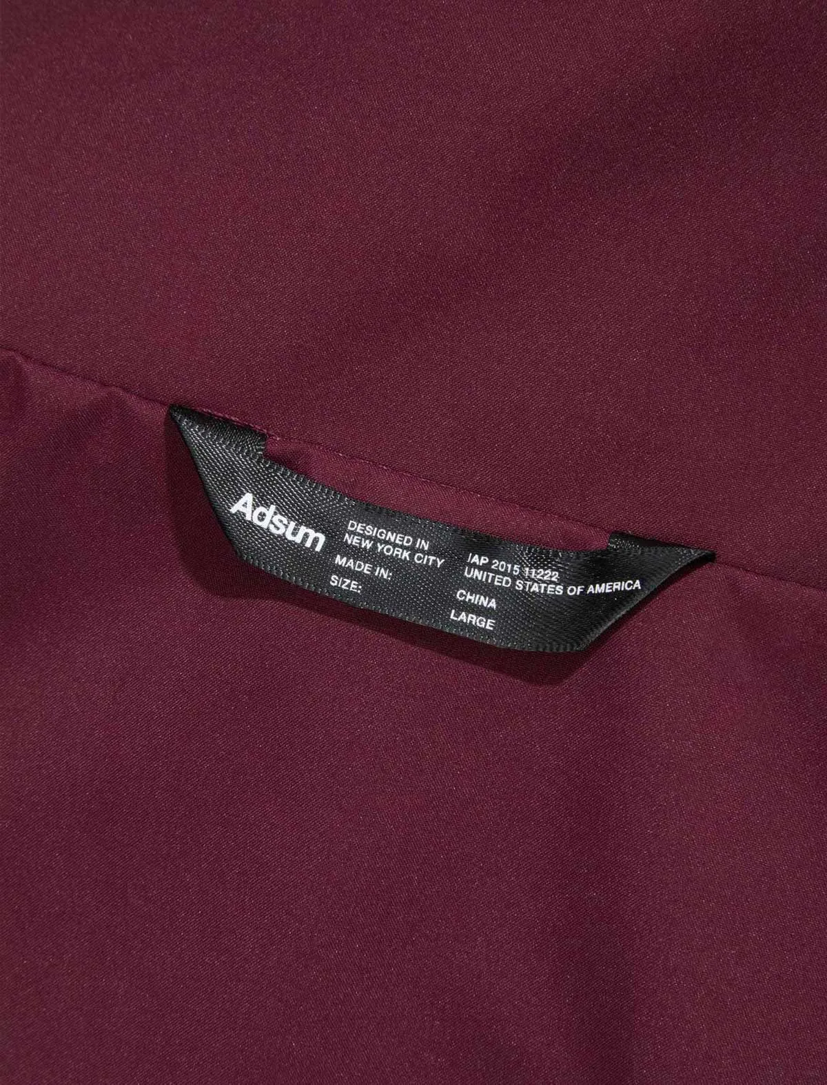 Adsum Atmosphere Jacket Merlot