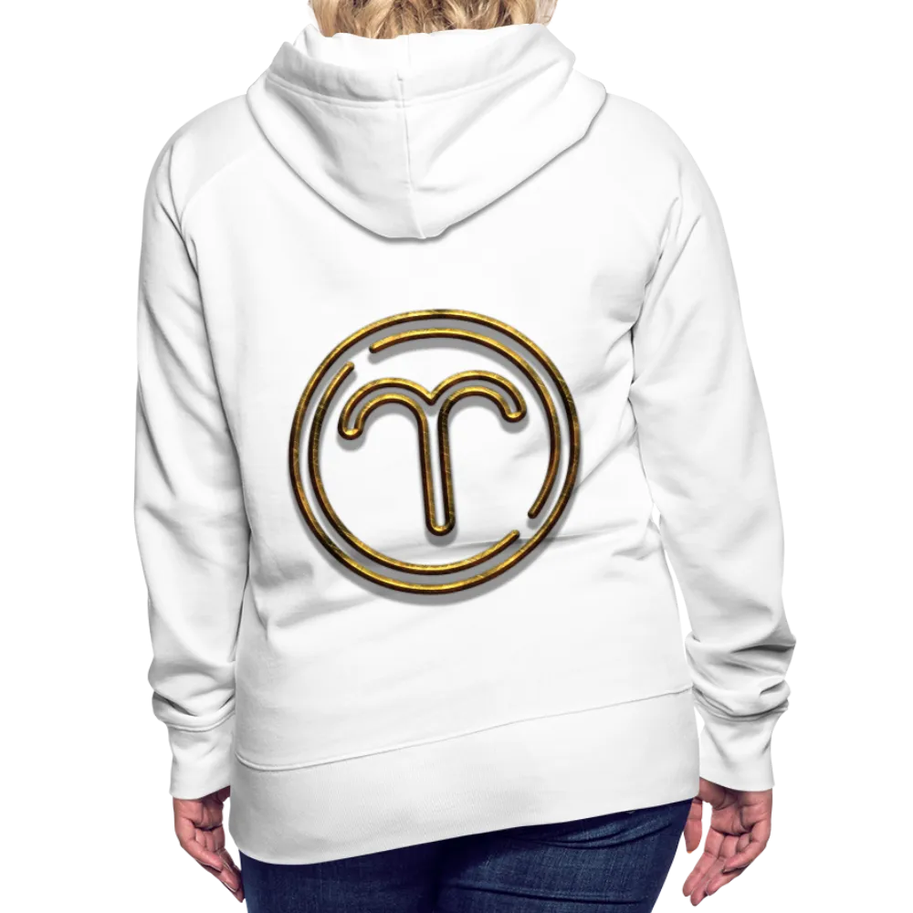 Aries 3D Gold Women’s Premium Hoodie