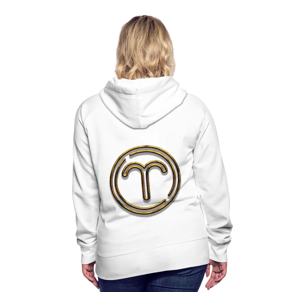 Aries 3D Gold Women’s Premium Hoodie