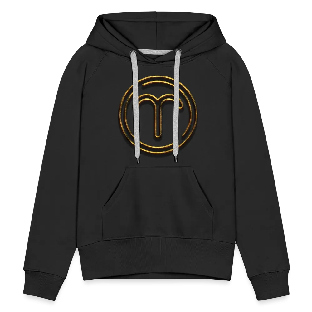 Aries 3D Gold Women’s Premium Hoodie