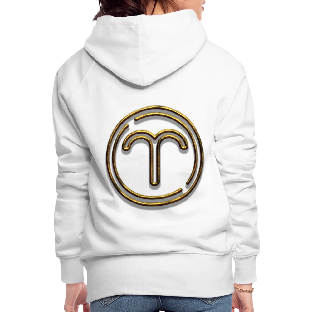 Aries 3D Gold Women’s Premium Hoodie