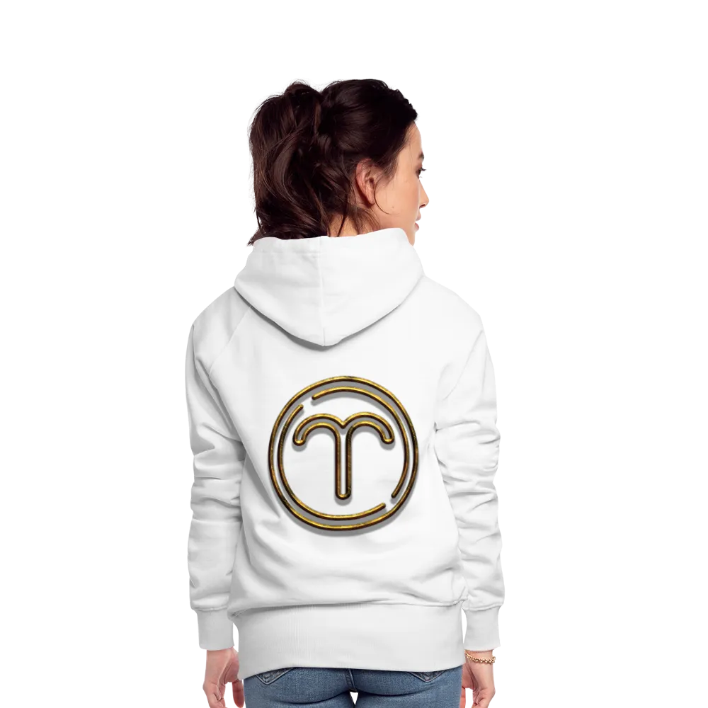 Aries 3D Gold Women’s Premium Hoodie