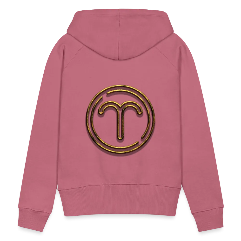 Aries 3D Gold Women’s Premium Hoodie