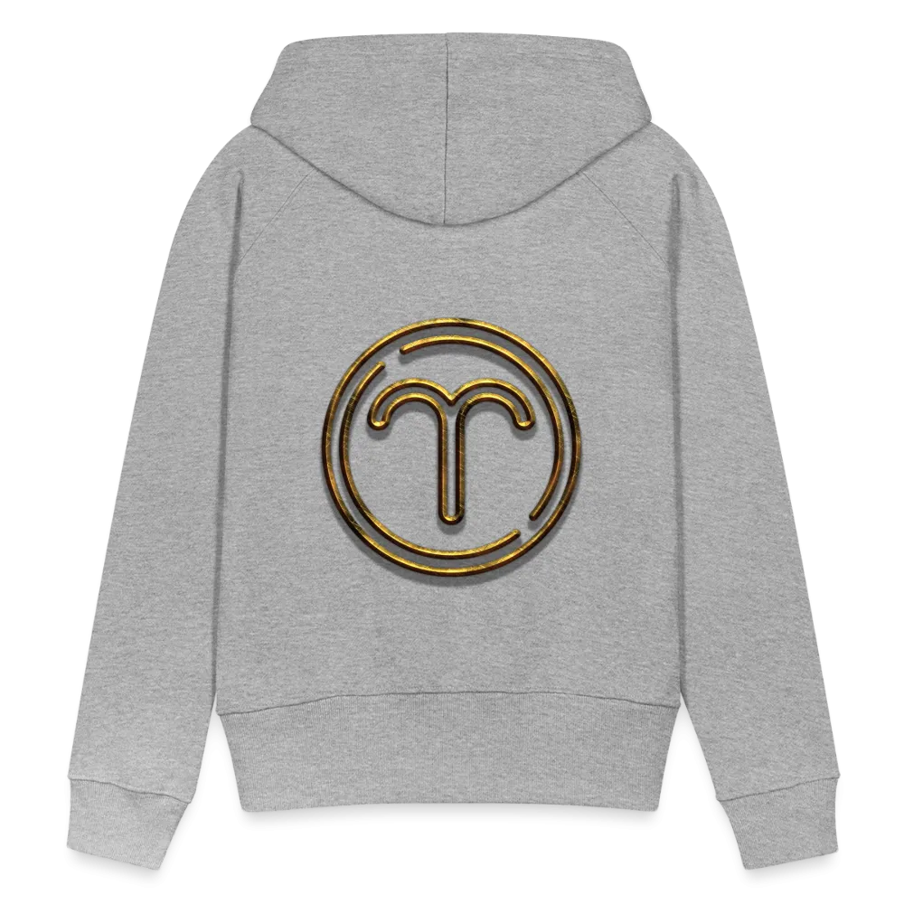 Aries 3D Gold Women’s Premium Hoodie