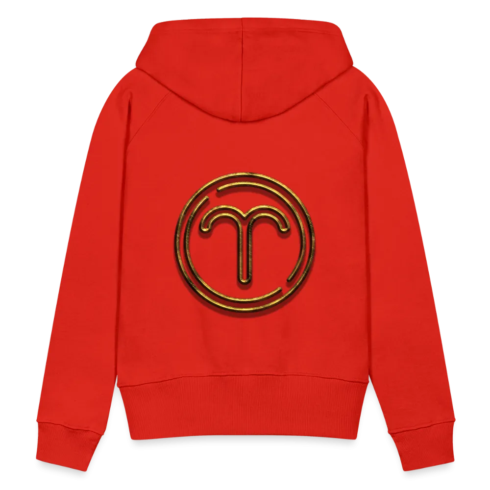 Aries 3D Gold Women’s Premium Hoodie