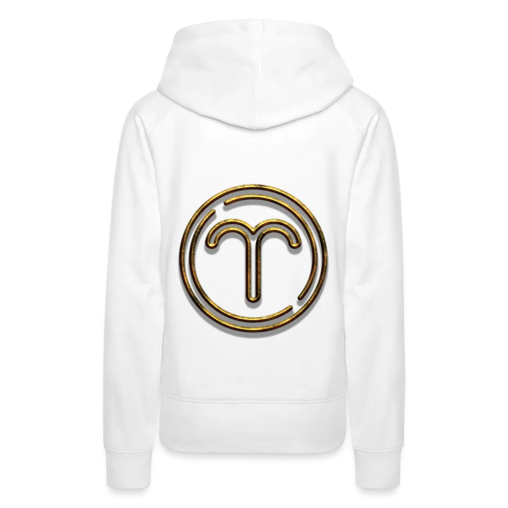 Aries 3D Gold Women’s Premium Hoodie