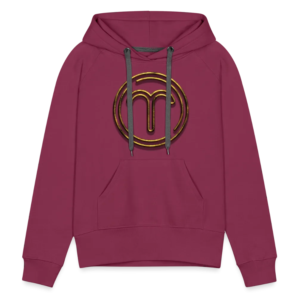 Aries 3D Gold Women’s Premium Hoodie