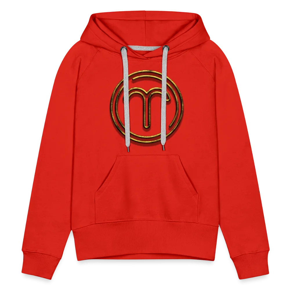 Aries 3D Gold Women’s Premium Hoodie