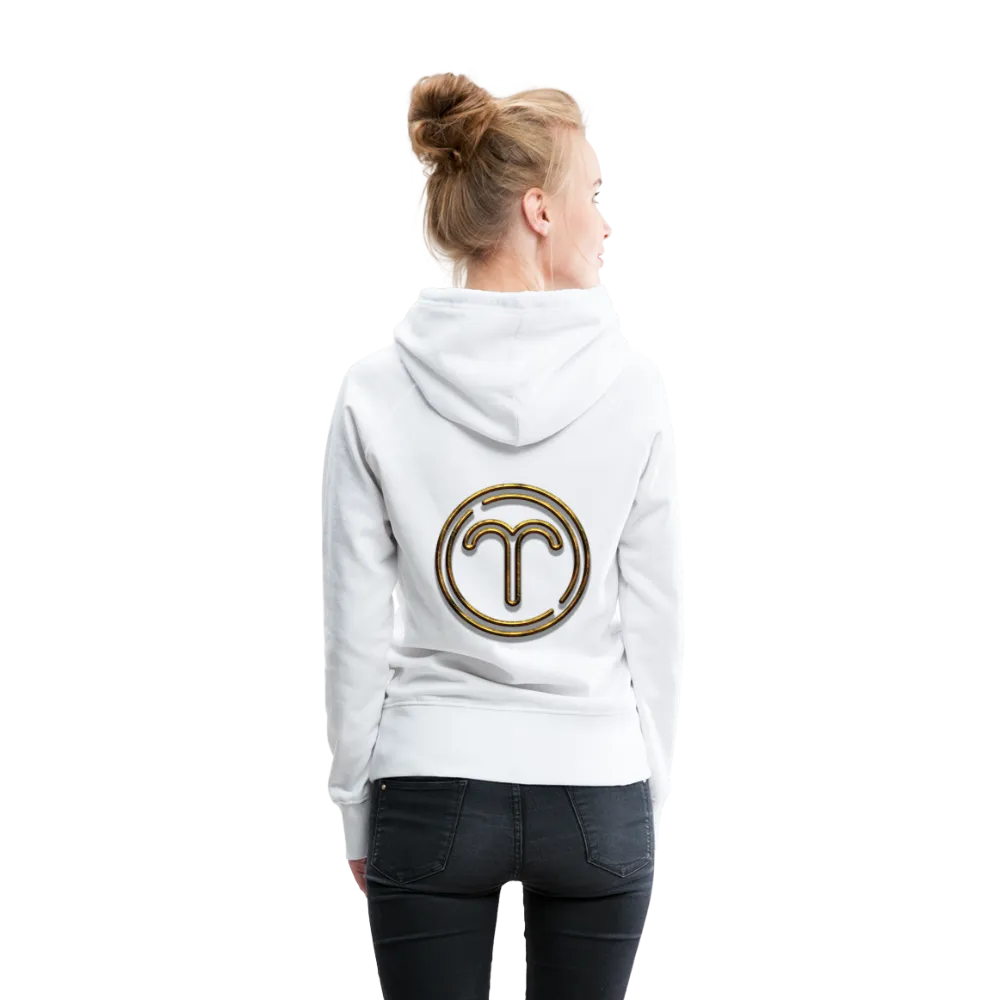 Aries 3D Gold Women’s Premium Hoodie