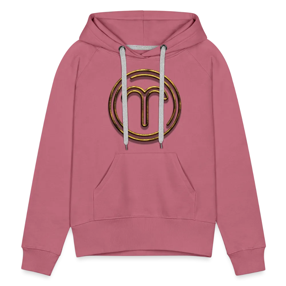 Aries 3D Gold Women’s Premium Hoodie