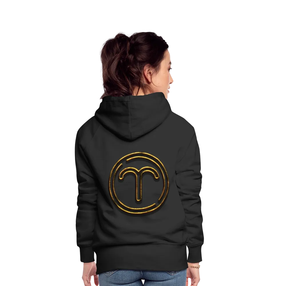 Aries 3D Gold Women’s Premium Hoodie