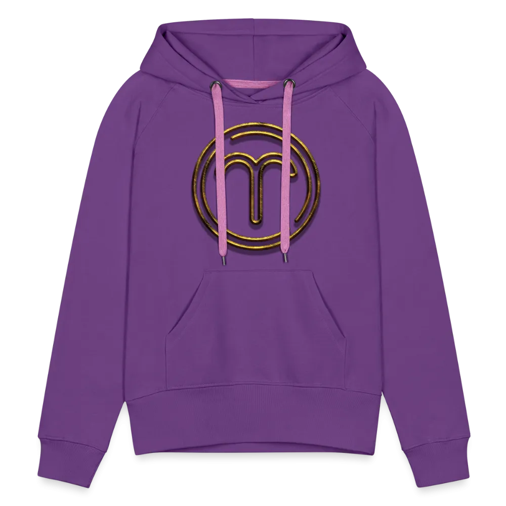 Aries 3D Gold Women’s Premium Hoodie