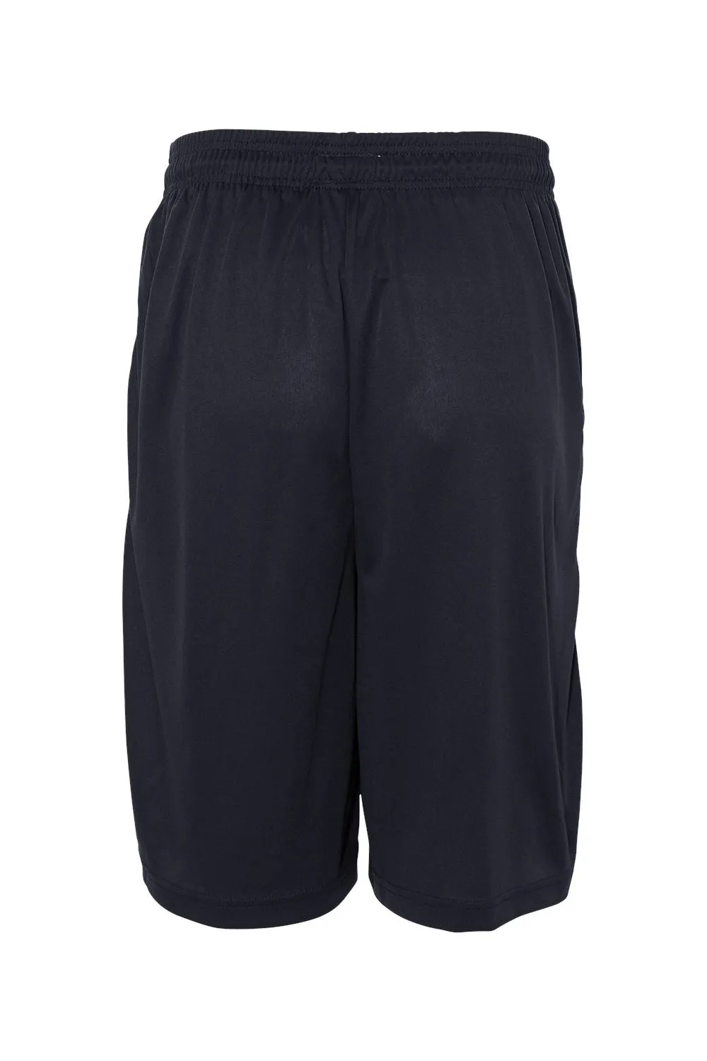 Badger Mens B-Core Moisture Wicking Shorts w/ Pockets - Navy Blue