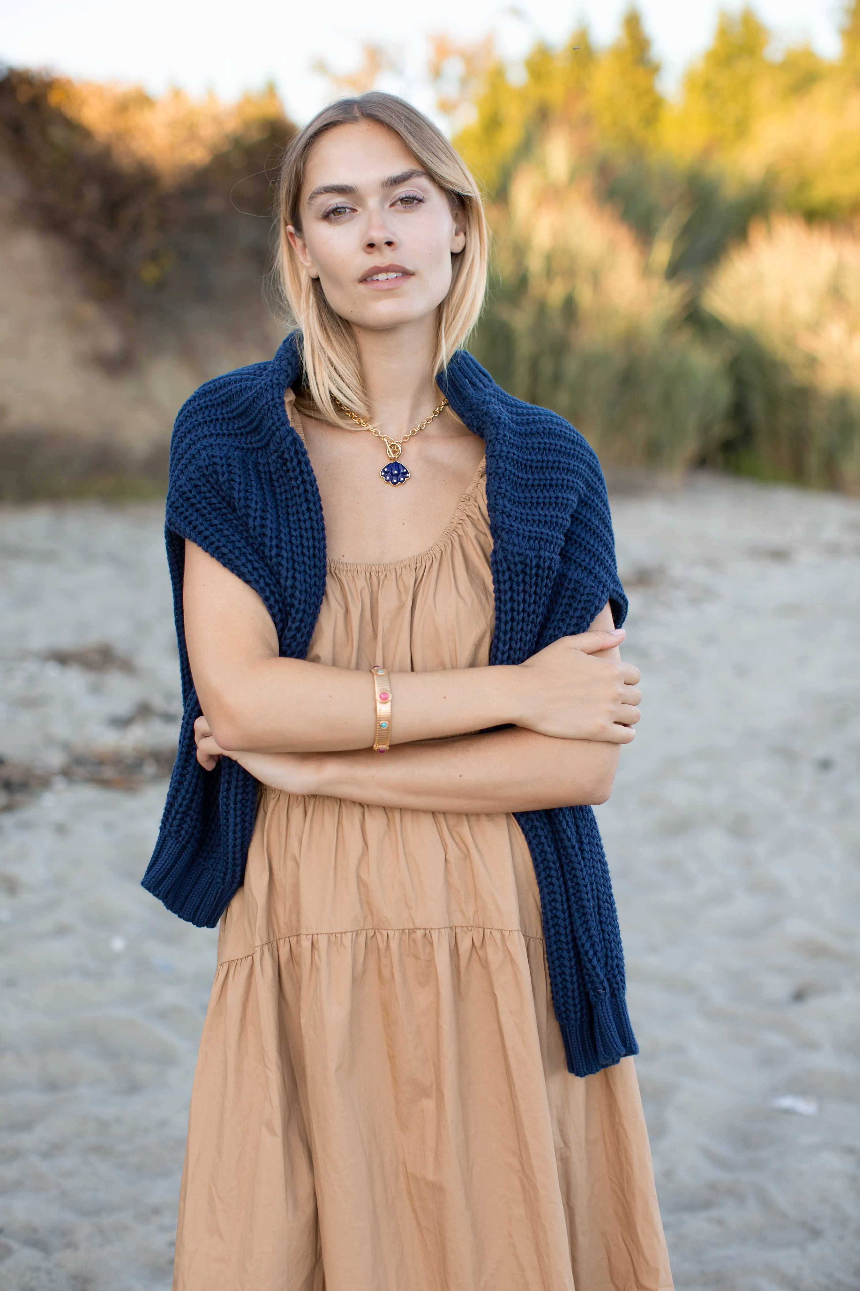 Beach Sweater - Navy