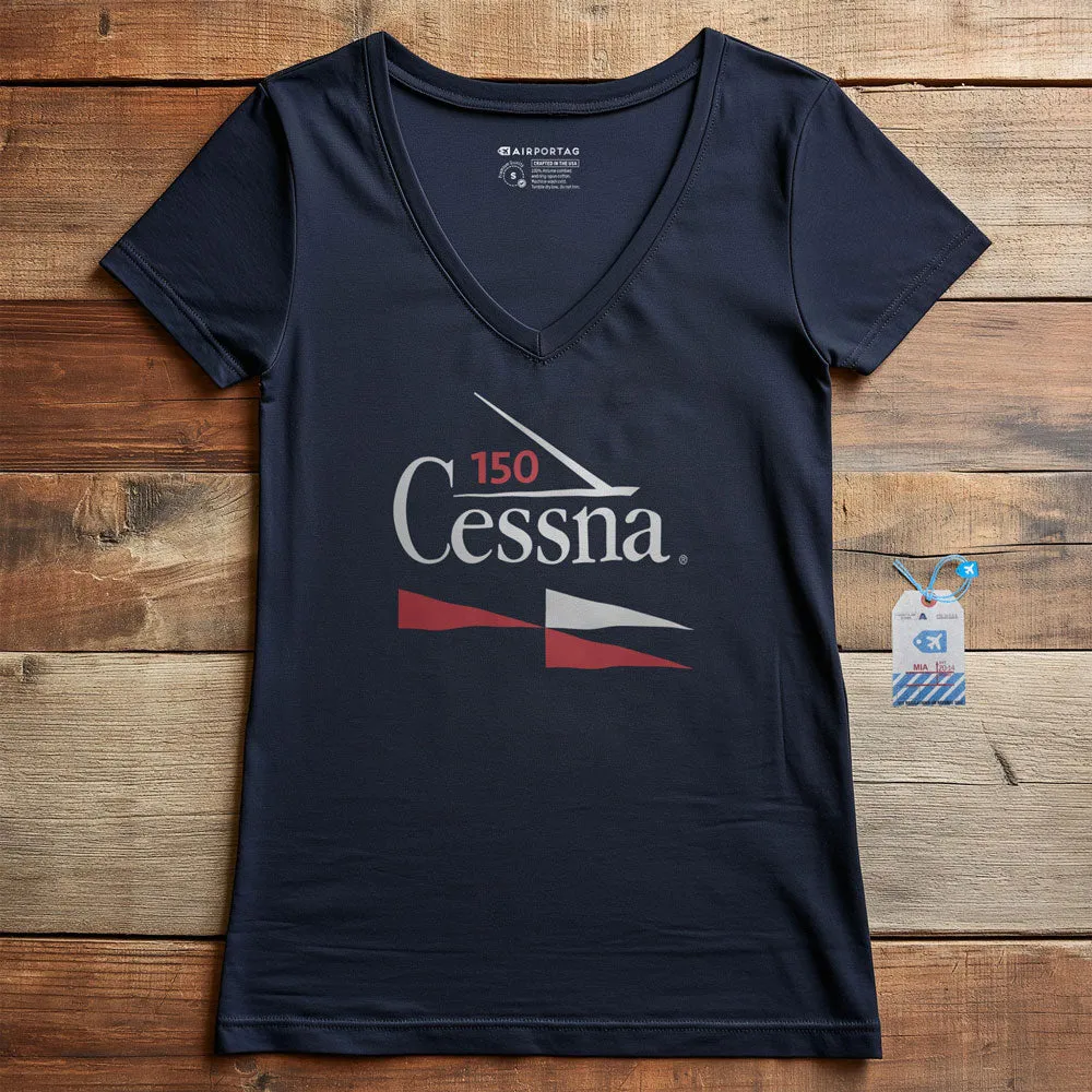 Cessna 150 - Women's V-Neck T-Shirt