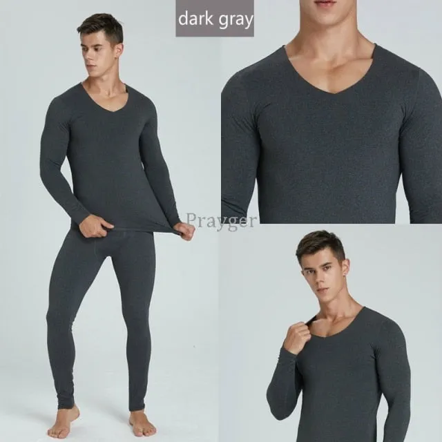 COCKCON Mens Thermal Underwear Suit