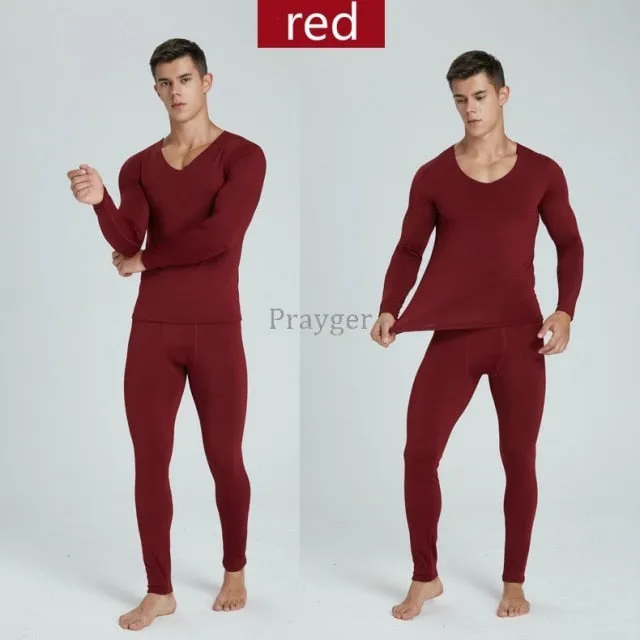 COCKCON Mens Thermal Underwear Suit