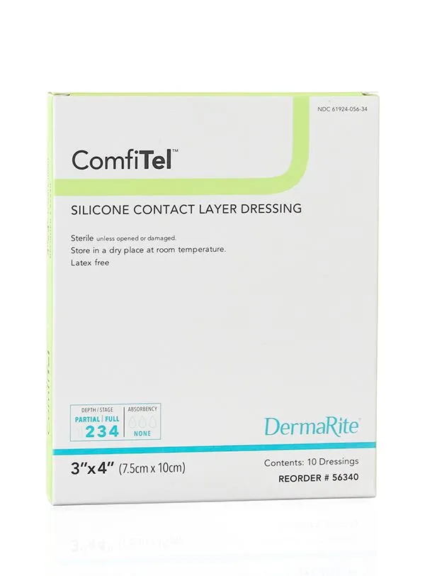 ComfiTel Silicone Contact Layer Dressing