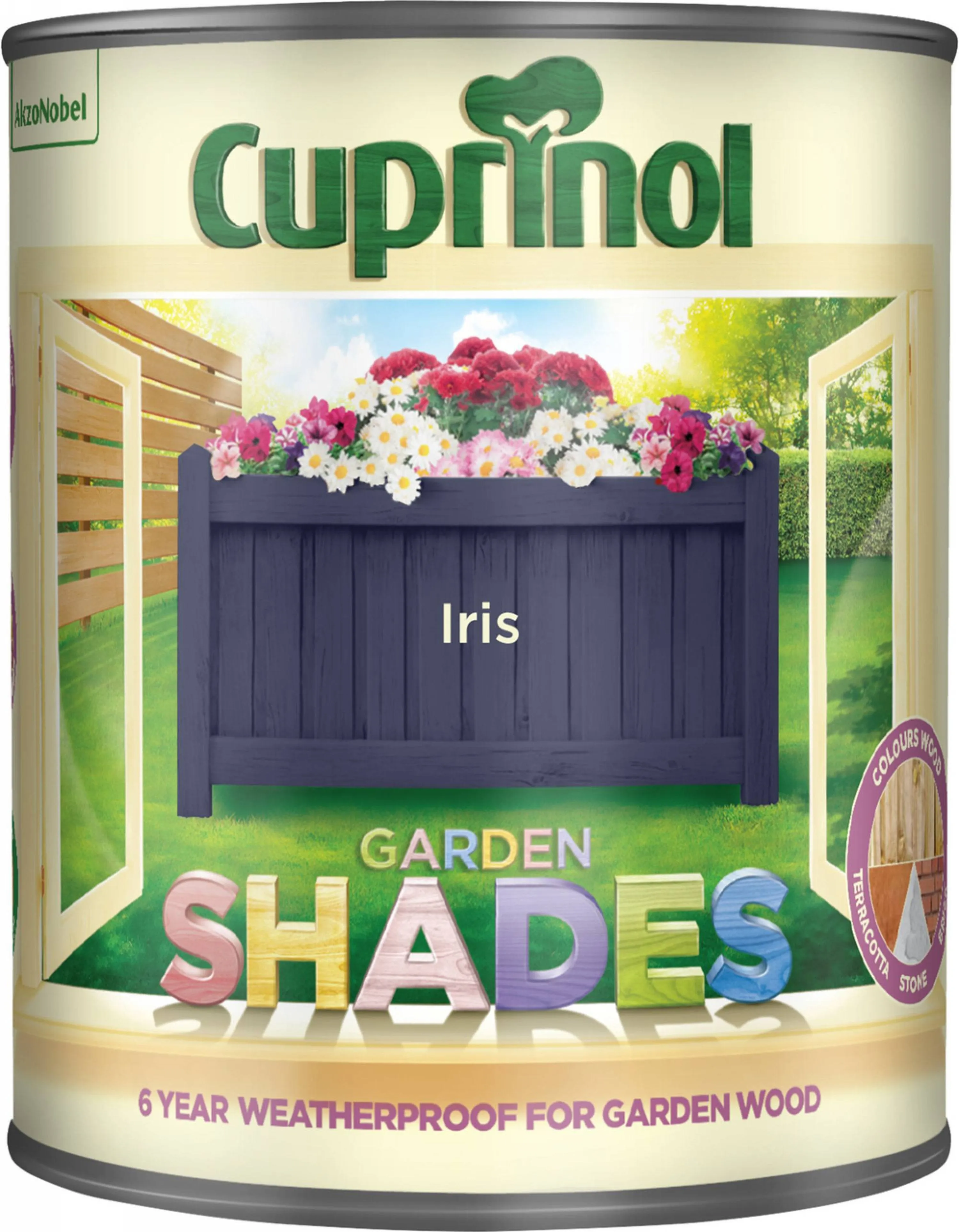 Cuprinol Garden Shades Exterior Woodcare - Iris 1L