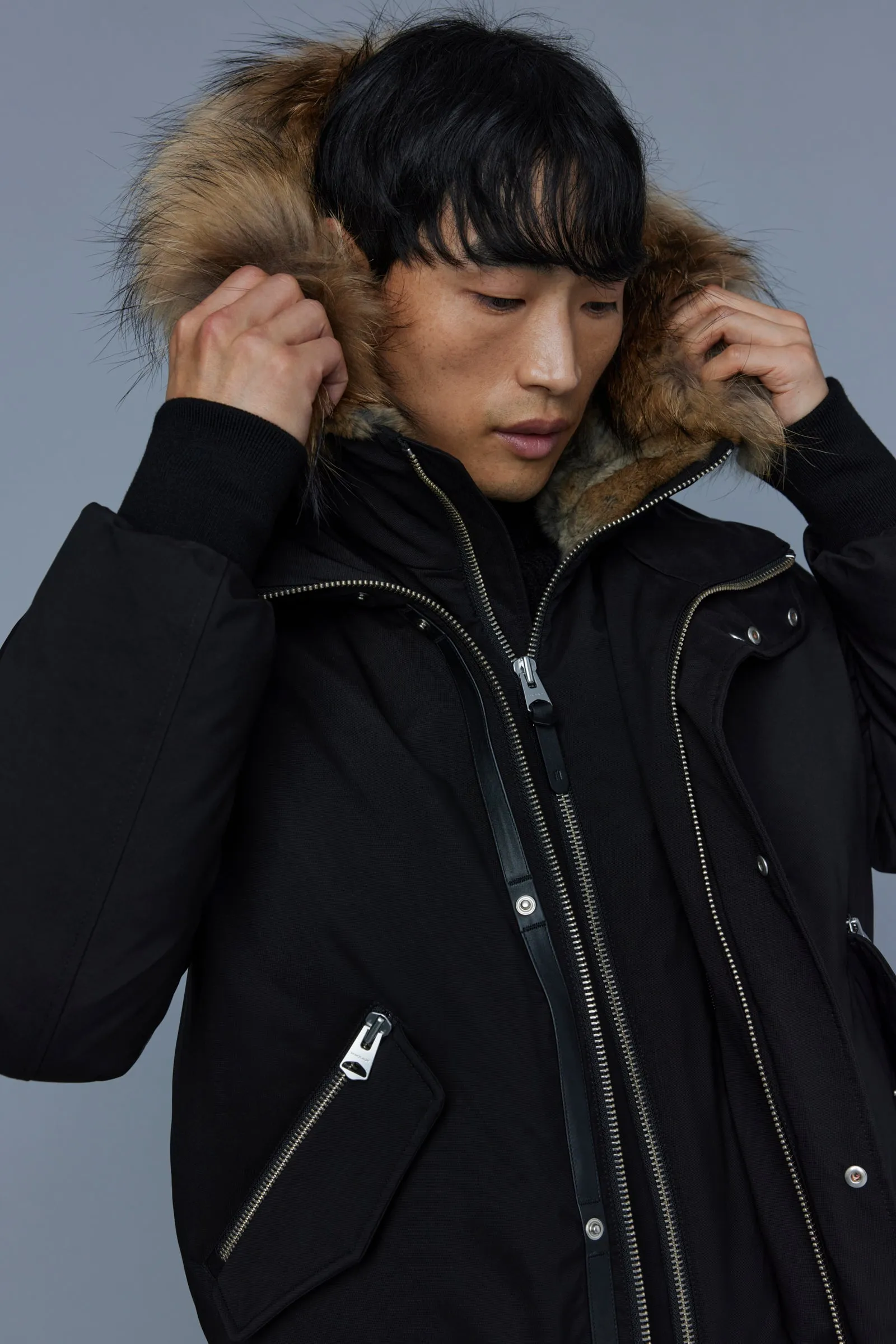 DIXON-F Mens Black Down Jacket