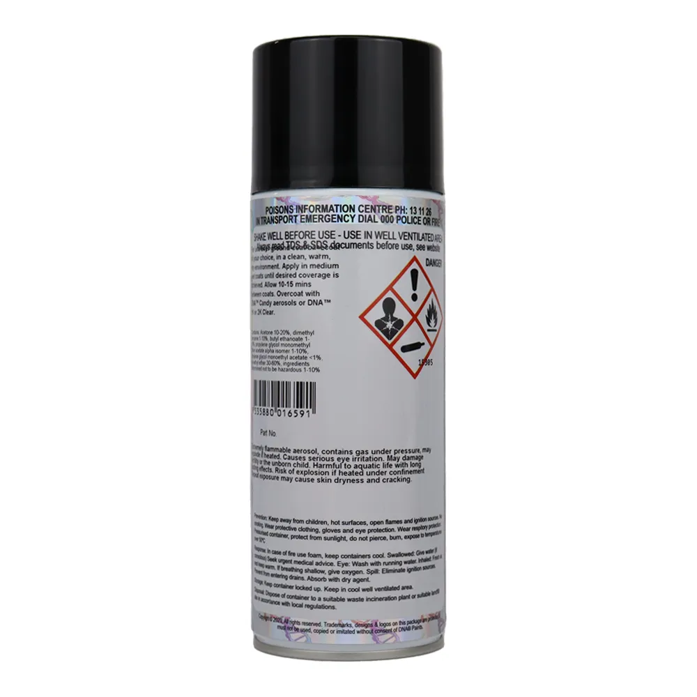 DNA PAINTS Pearl Colour Spray Paint 350ml Aerosol Silver Pearlescent