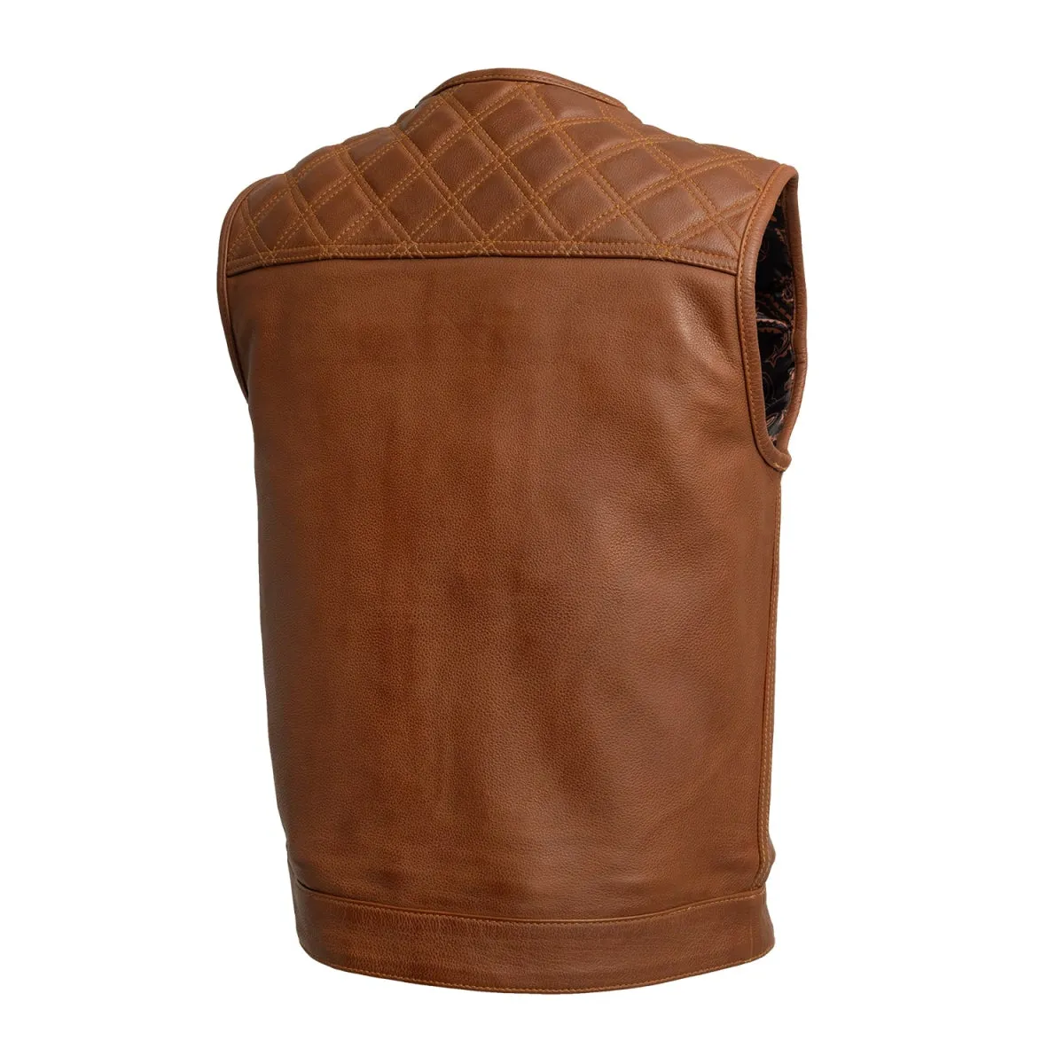 Dust Devil Men's Motorcycle Leather Vest (limited edition)