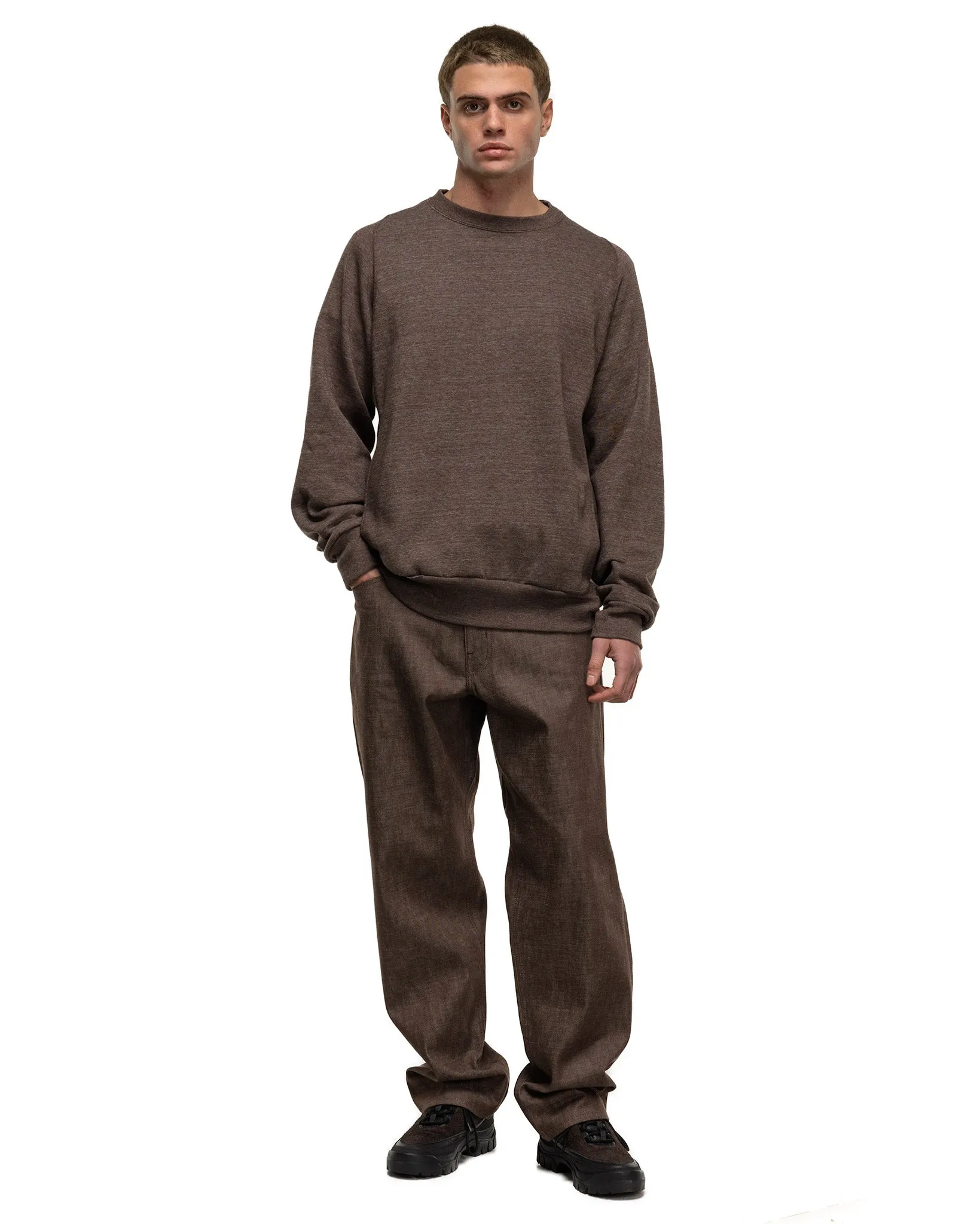 Dweller Crew Pullover C/P/R Sweat Brown