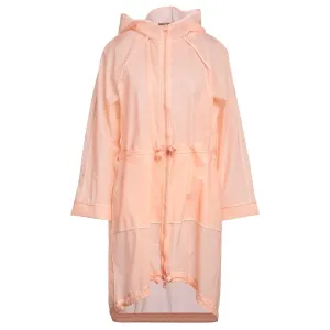 Elisabetta Franchi Powder Pink Long Waterproof Jacket