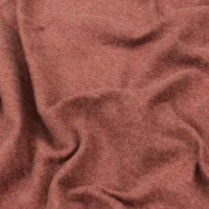 Faded Red/Mist Brushed Sweater Stretch Jersey Knit 7  Fabric