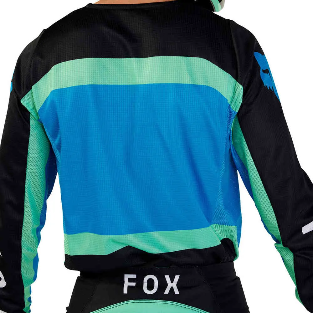 FOX Motocross Jersey 180 Ballast, Black/Blue