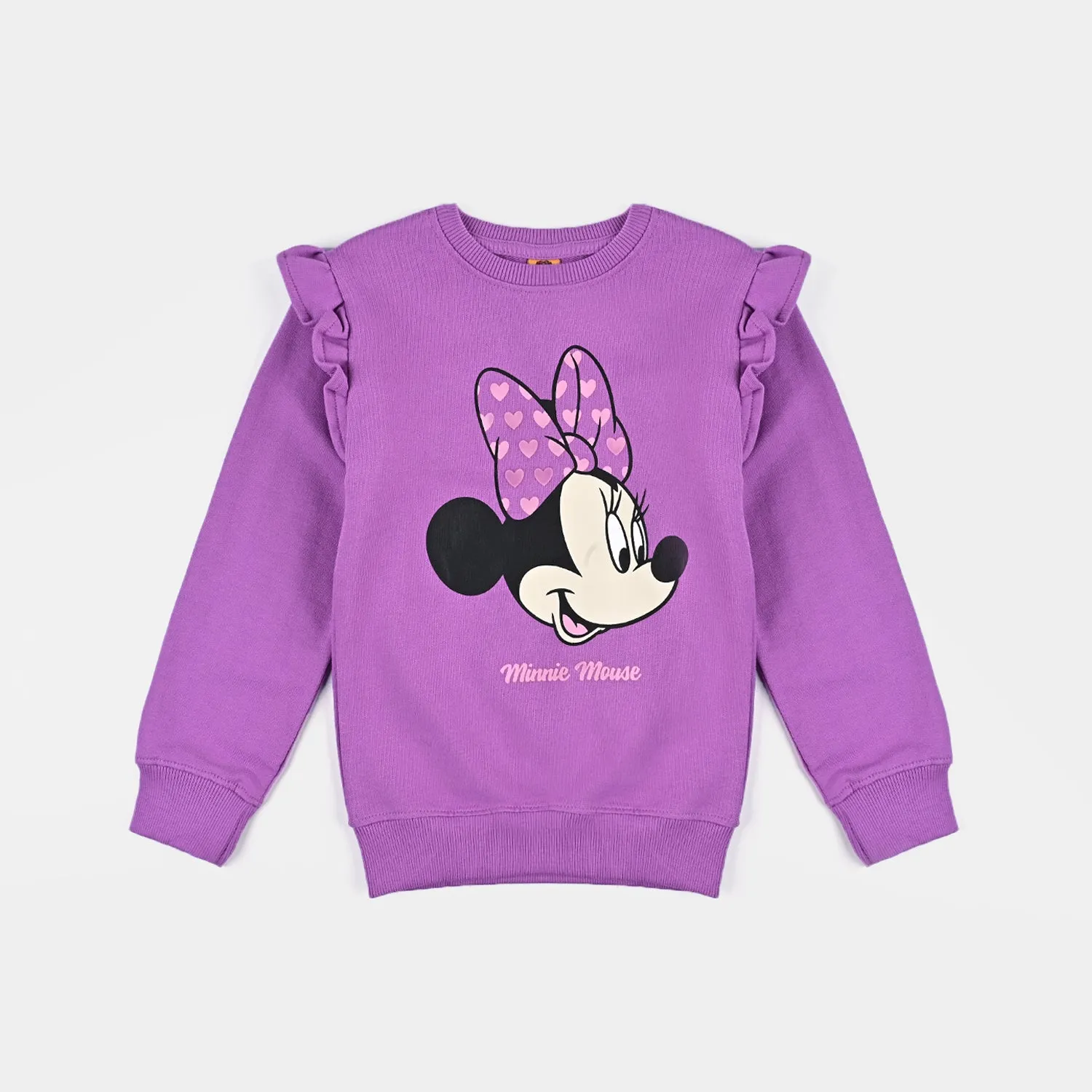 Girls Cotton Terry Sweatshirt Character