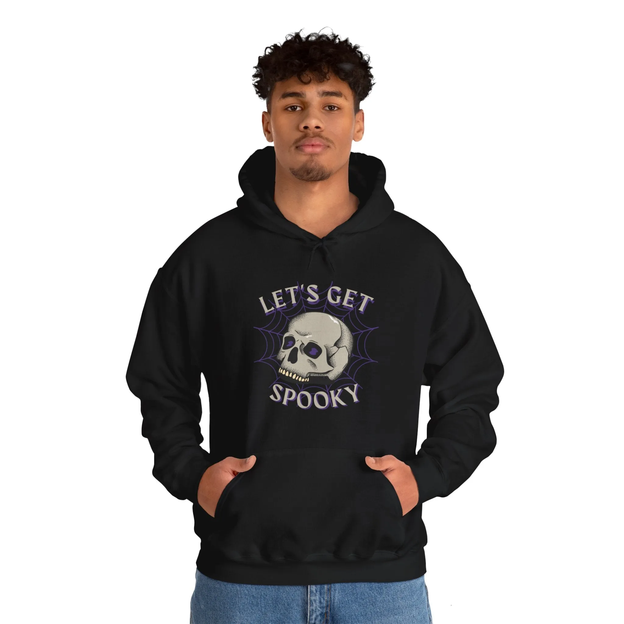 Halloween-Let's Get Spooky-Unisex Hooded Sweatshirt