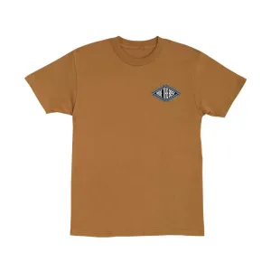 Independent Summit Scroll S/S Heavyweight Tee - Brown Sugar