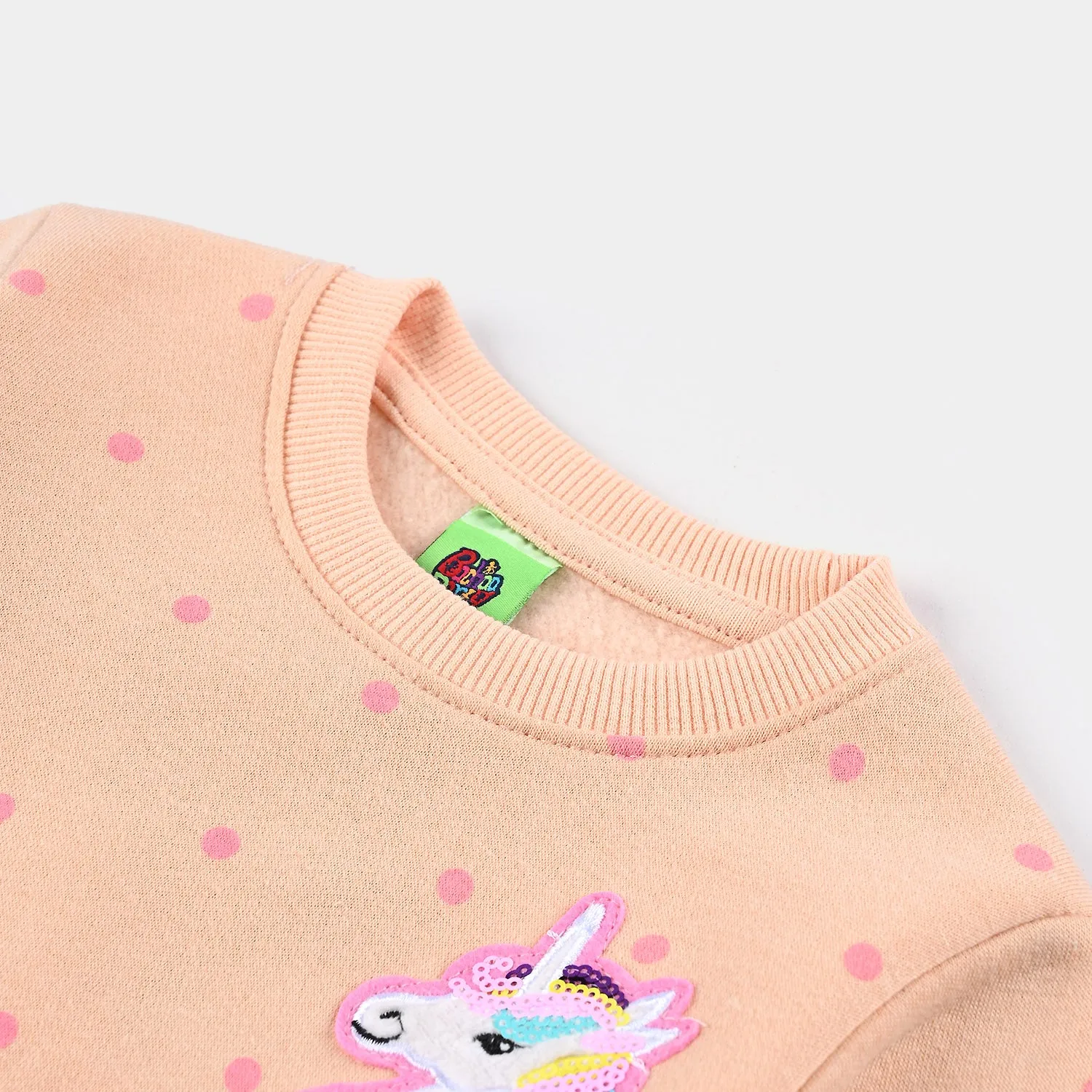 Infant Girls Cotton Terry Sweatshirt