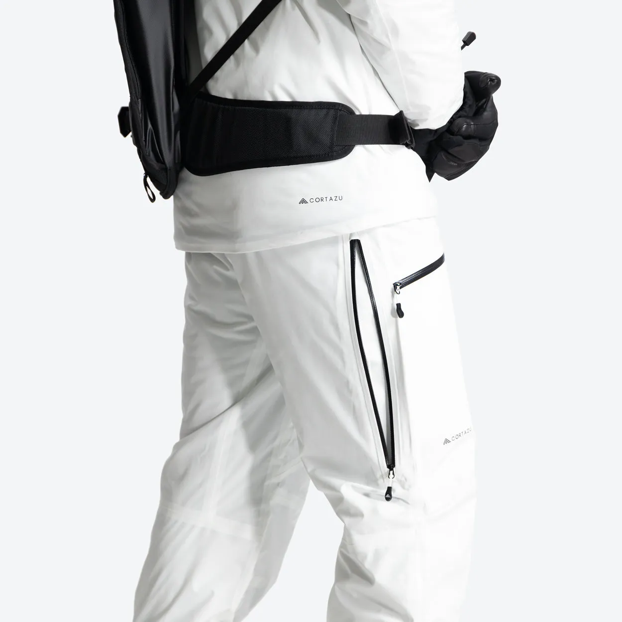 Insulated Shell Pants White | Men