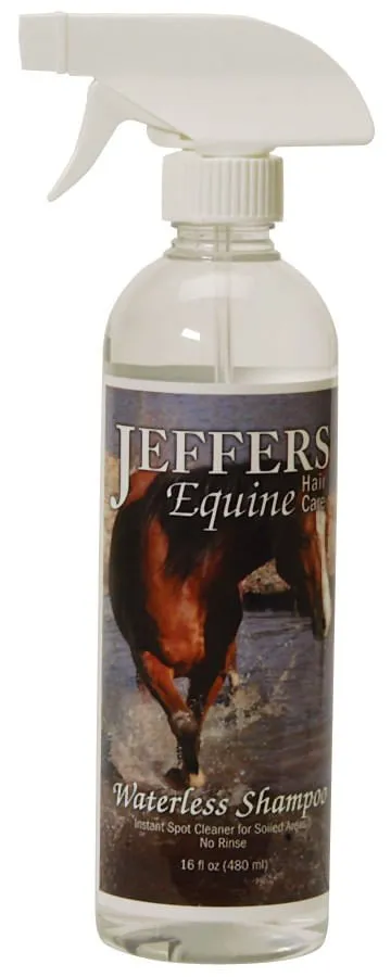 Jeffers Equine Waterless Horse Shampoo, 16oz / gallon