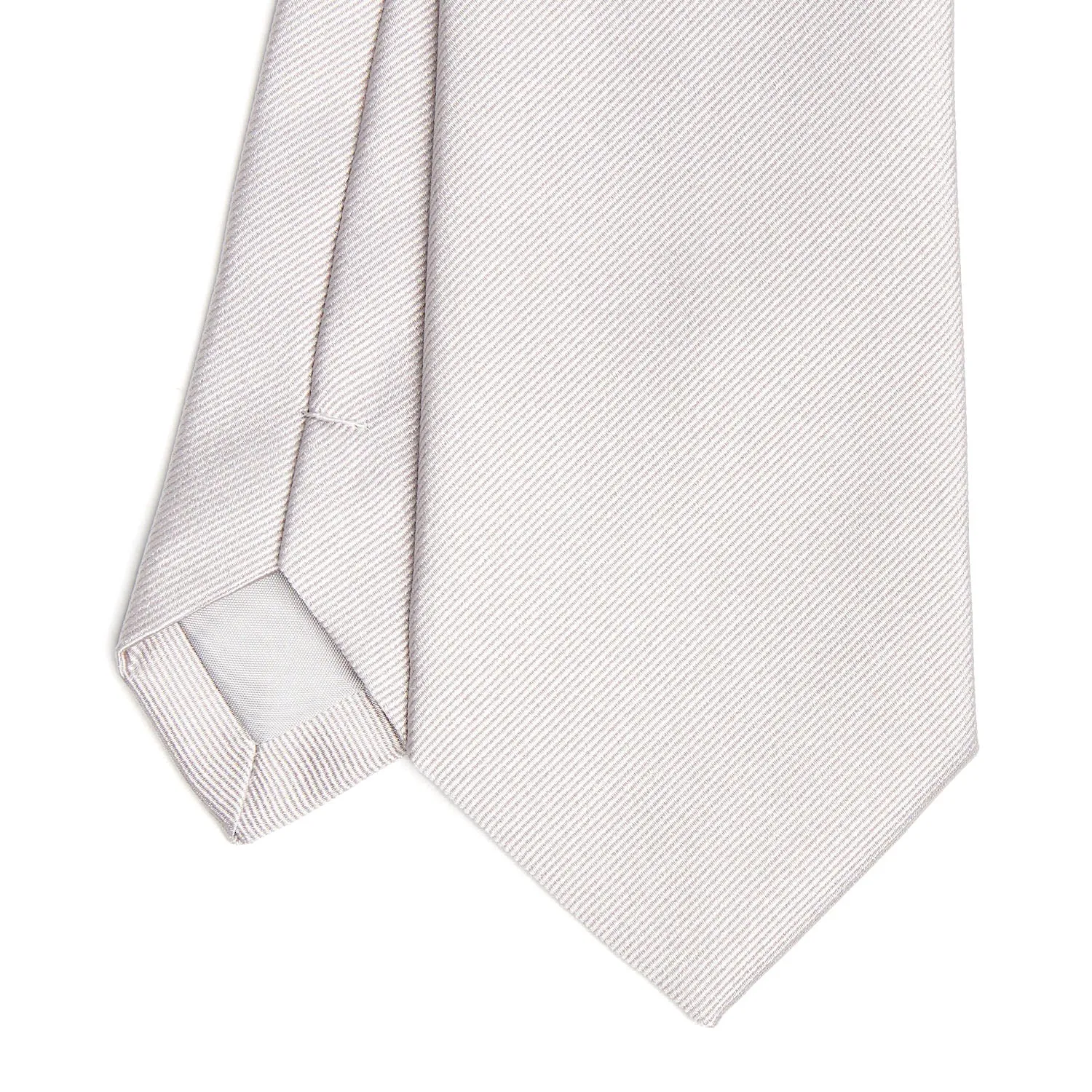 LIGHT GREY SARTORIAL JACQUARD SILK TIE