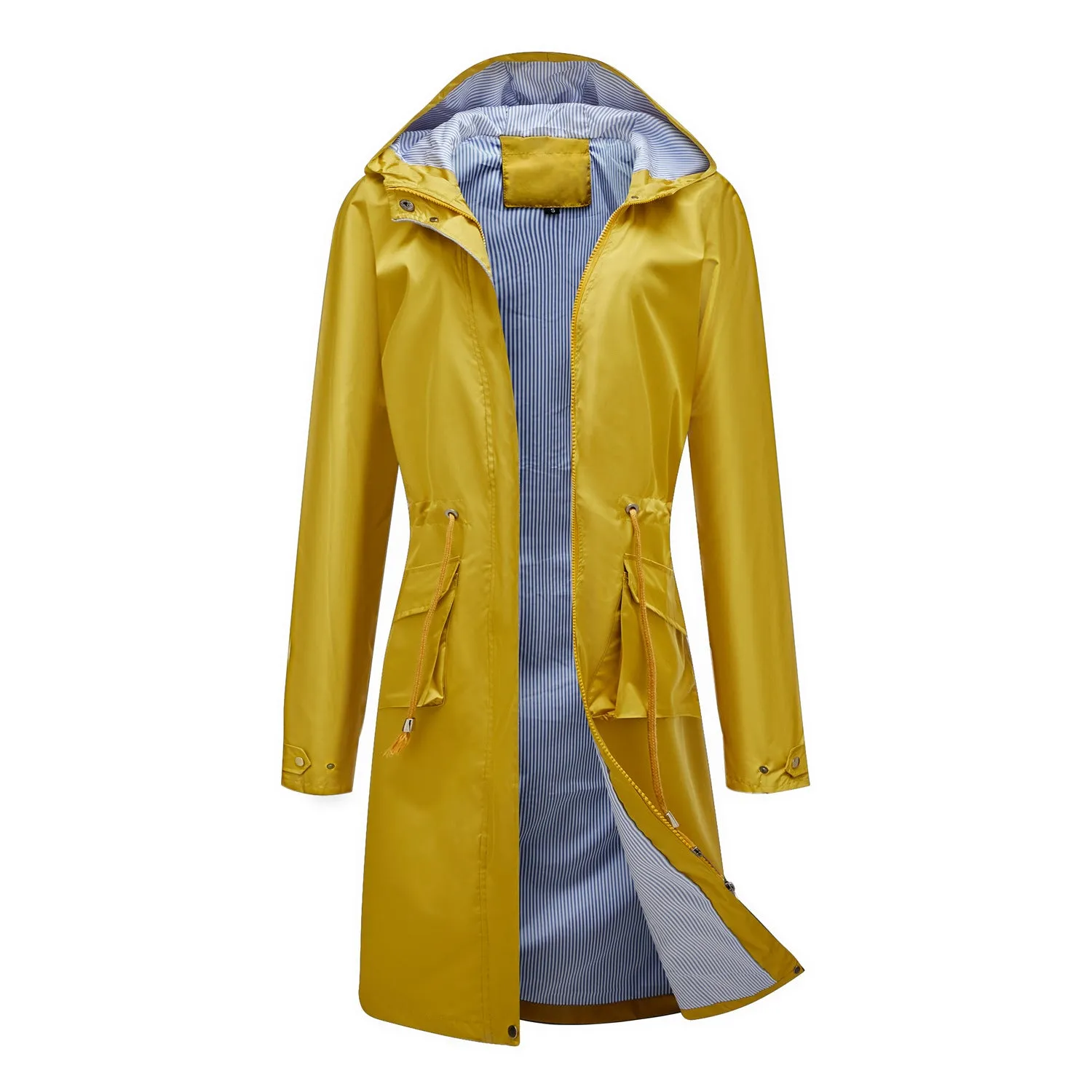 Long Casual Trench Coat Women Waterproof