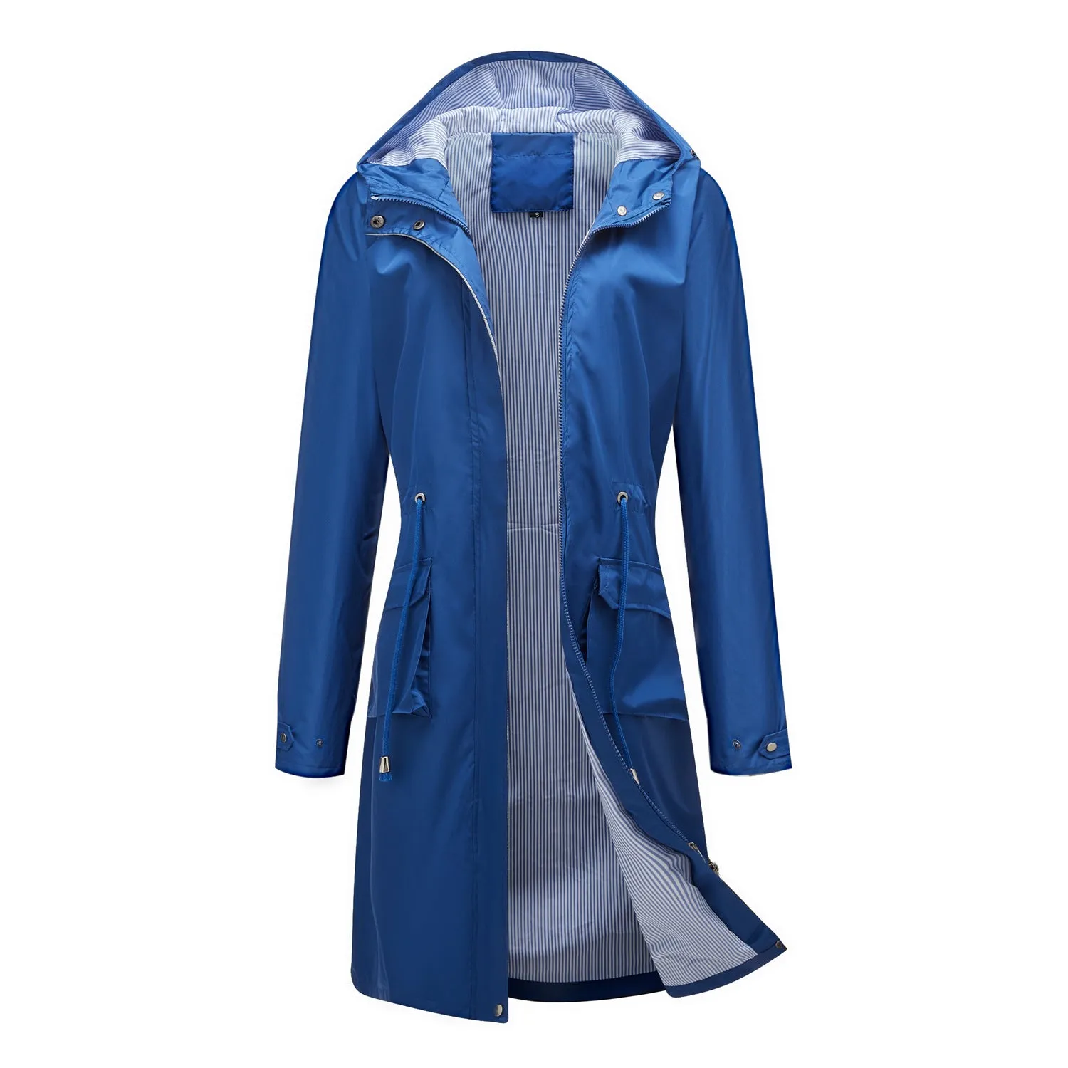 Long Casual Trench Coat Women Waterproof