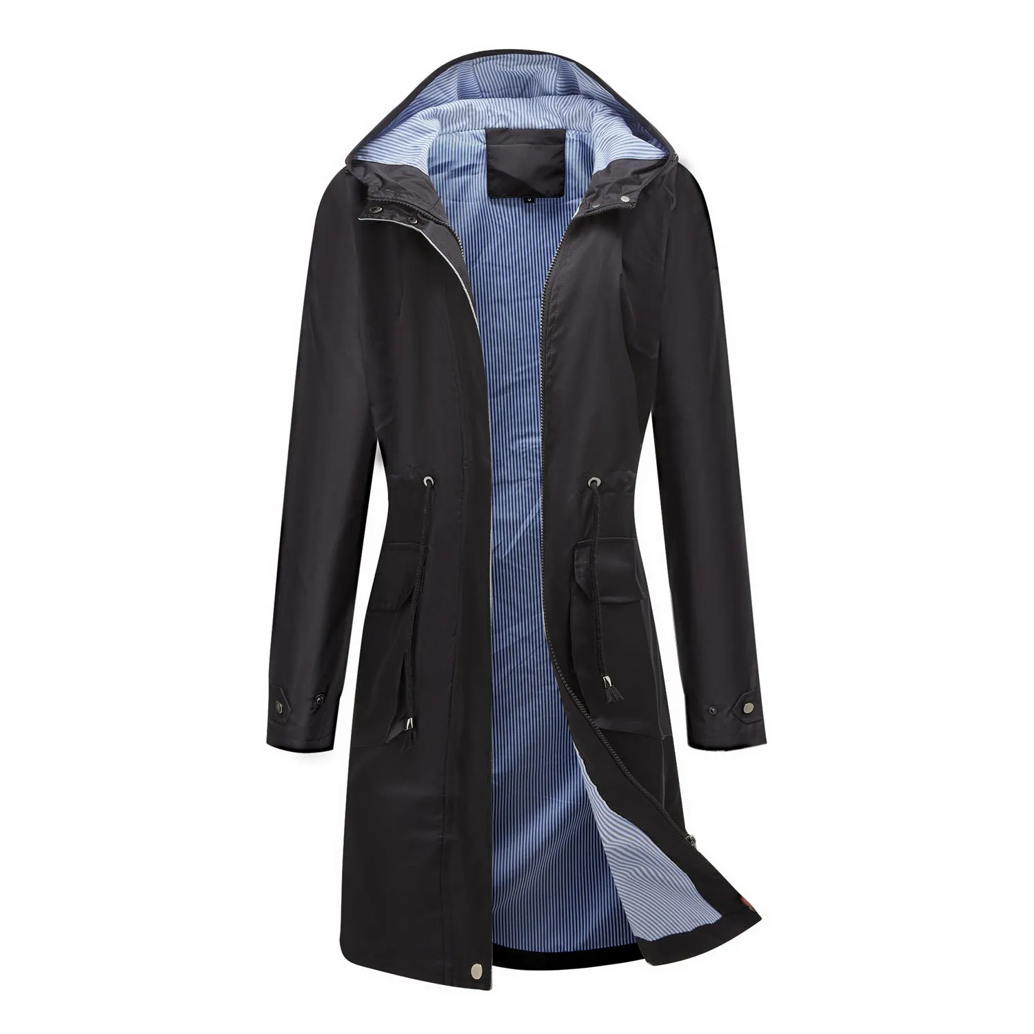 Long Casual Trench Coat Women Waterproof