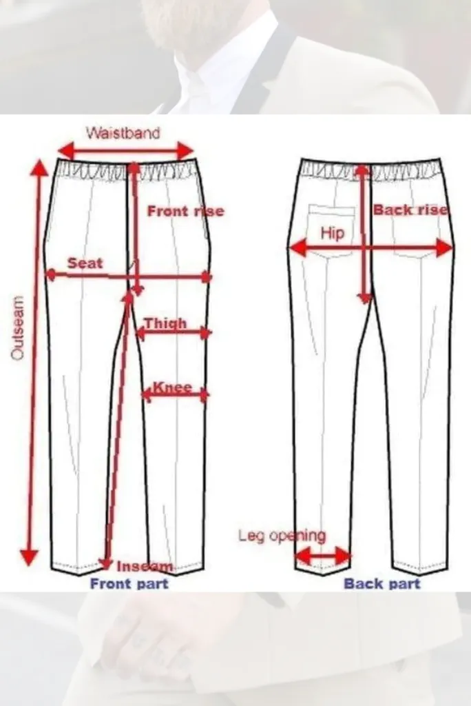 Men Formal Classic Elegant Sky Blue Trouser Groomsmen Wear