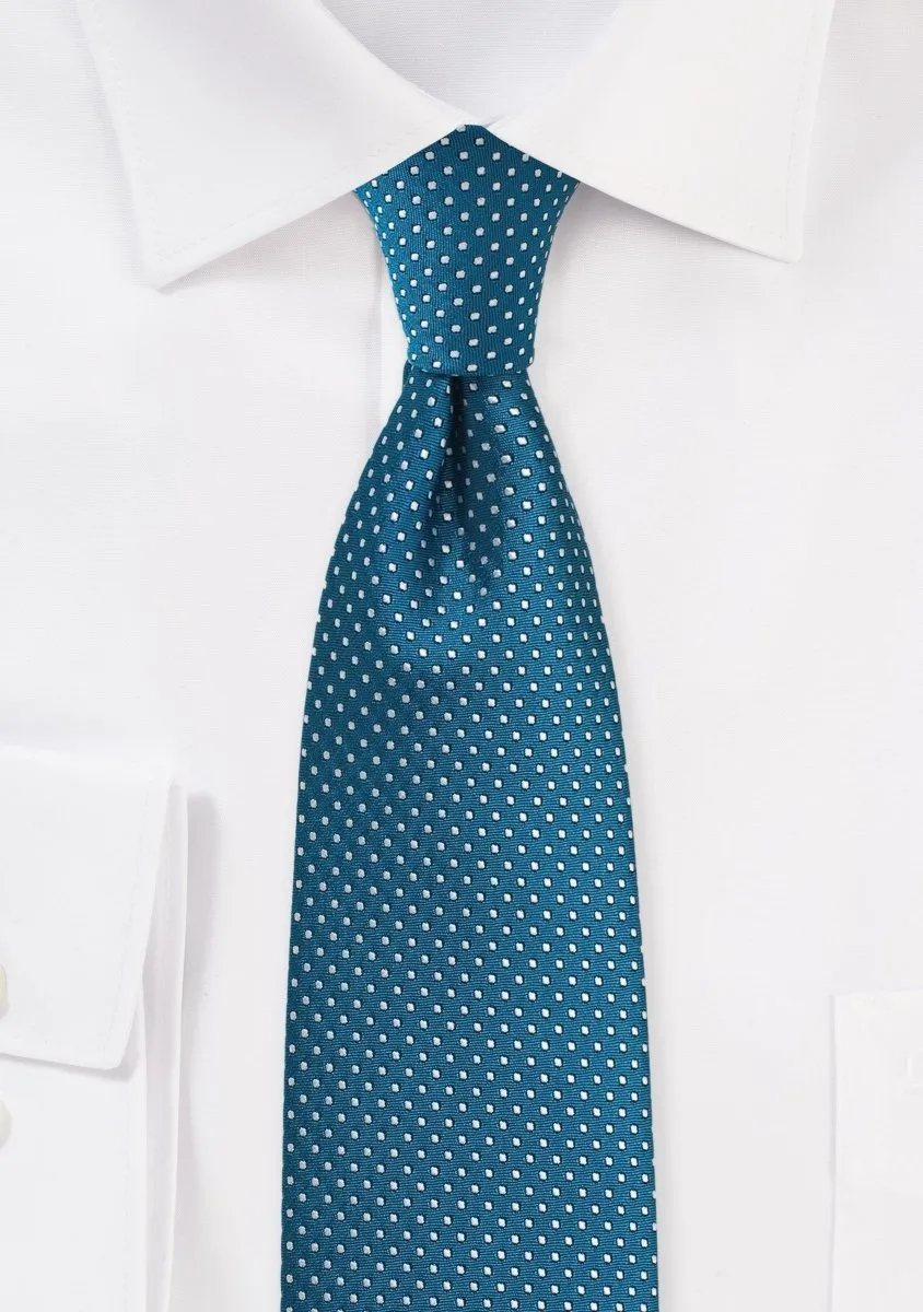 Peacock Pin Dot Necktie