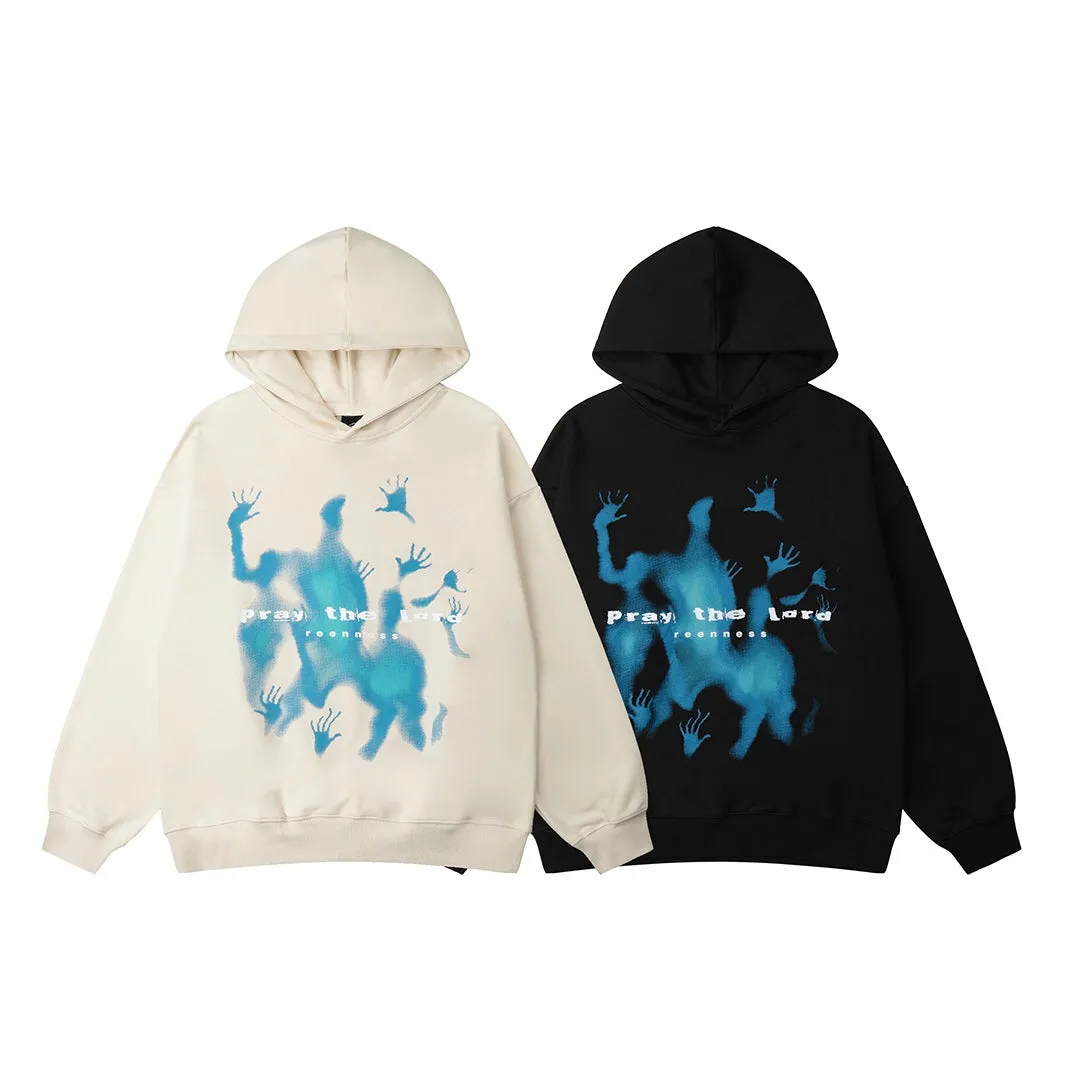 Pray The Lord Print Hoodie