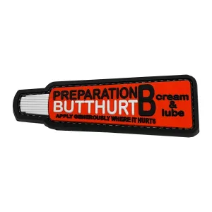 Preparation B Butthurt Patch Red