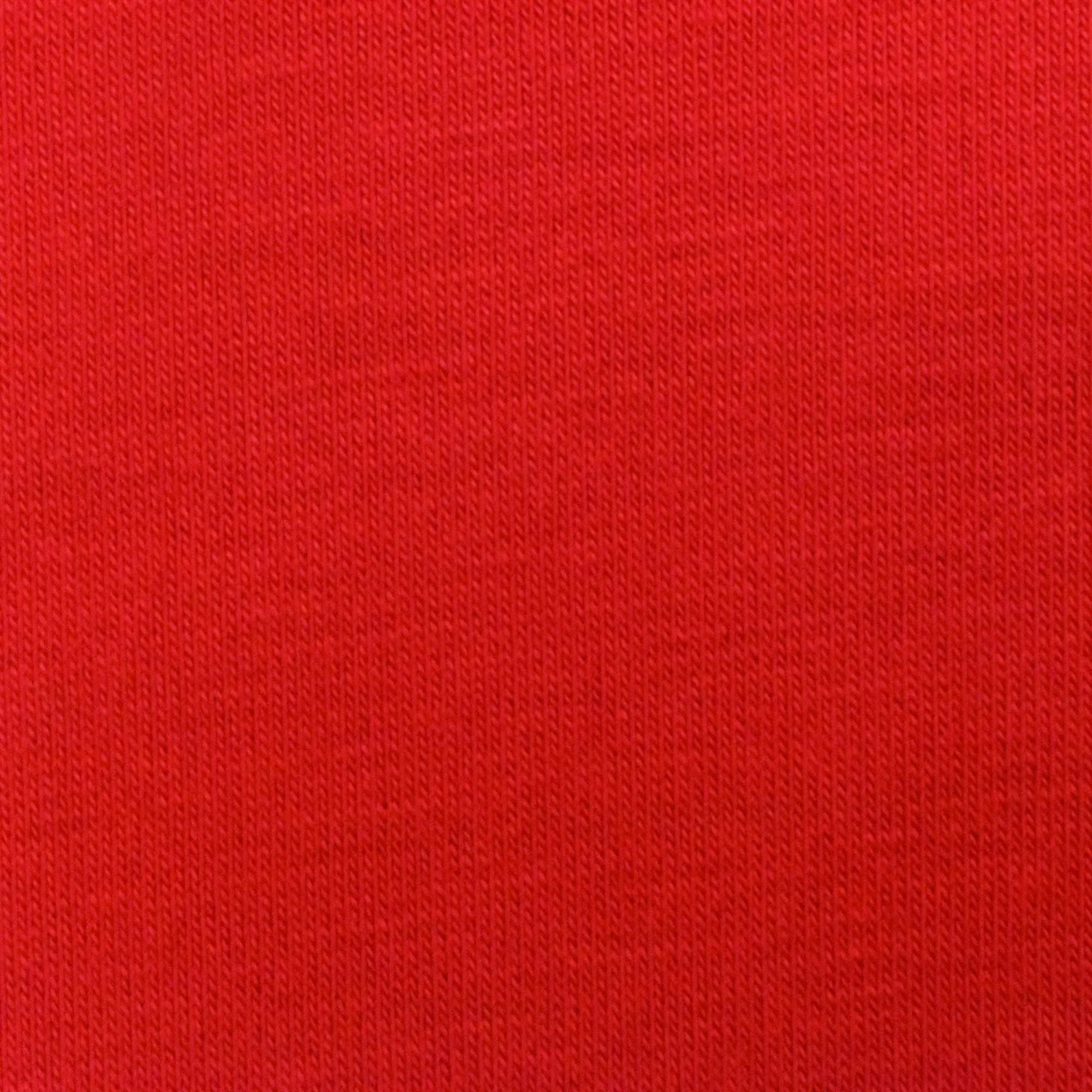 Pure Red Rayon Blend Jersey Knit Fabric