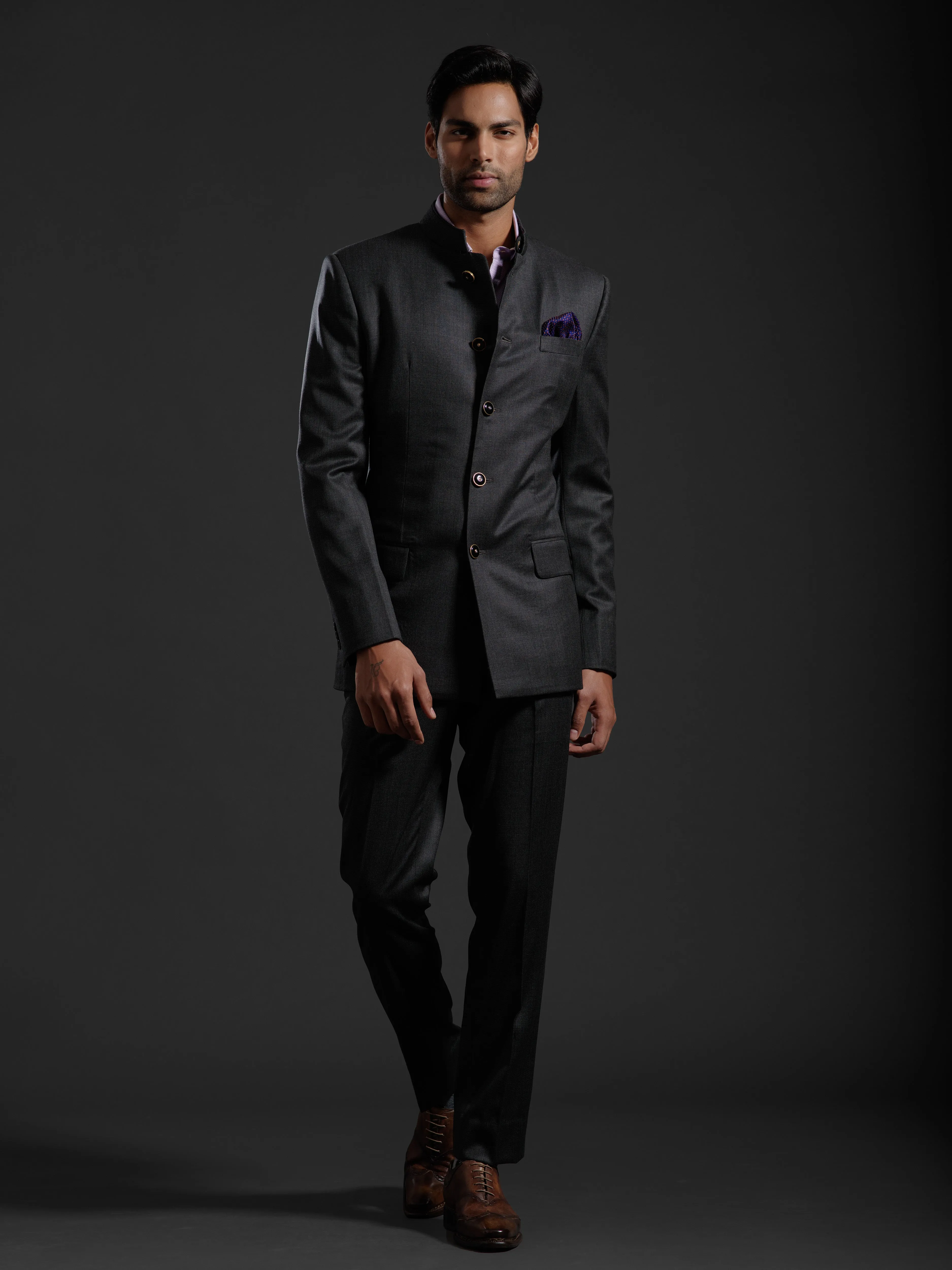 QUINTESSENTIALLY CLASSIC BANDHGALA SUIT