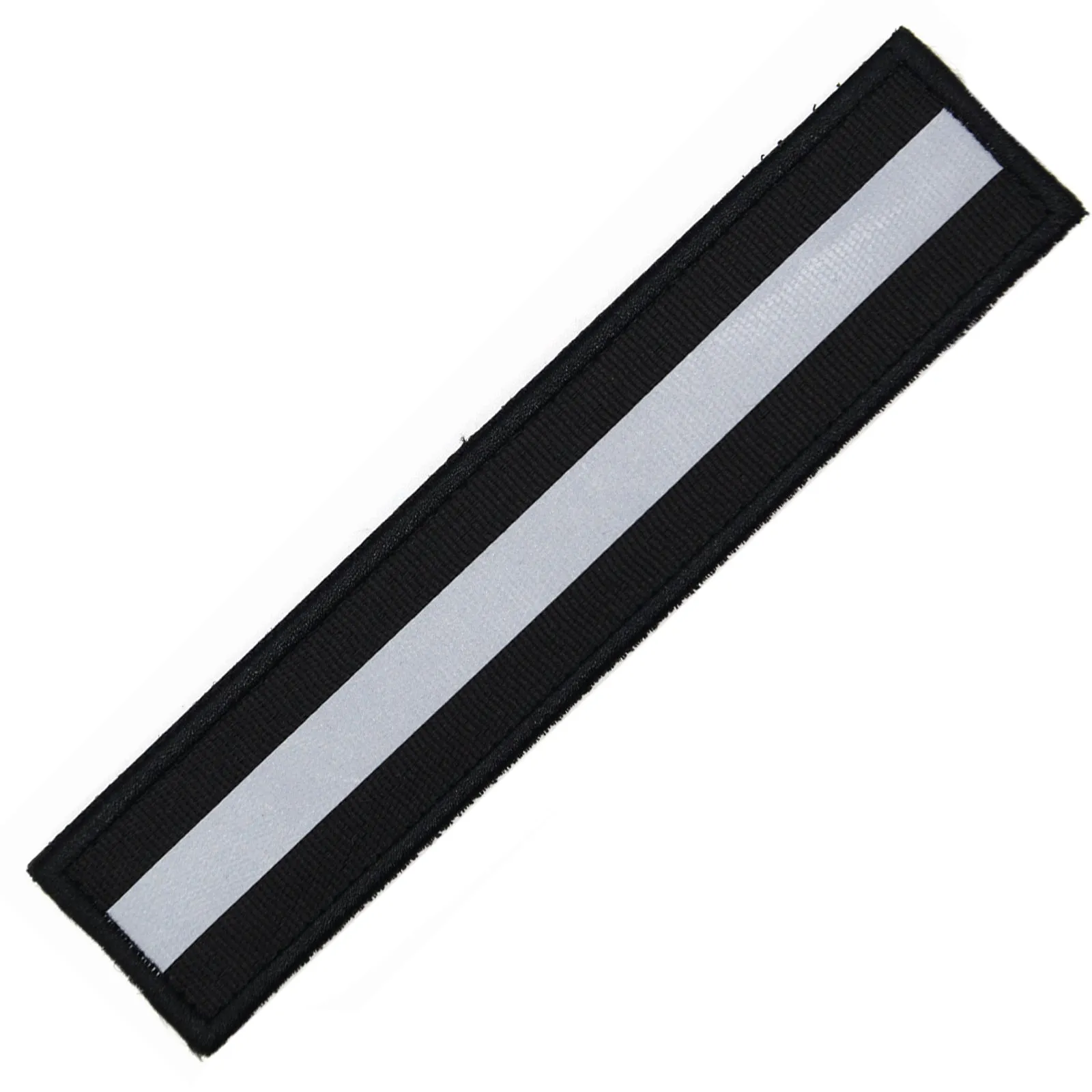 Reflective Safety Nylon Patch Black/Gray