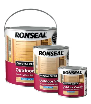 Ronseal Crystal Clear Outdoor Varnish