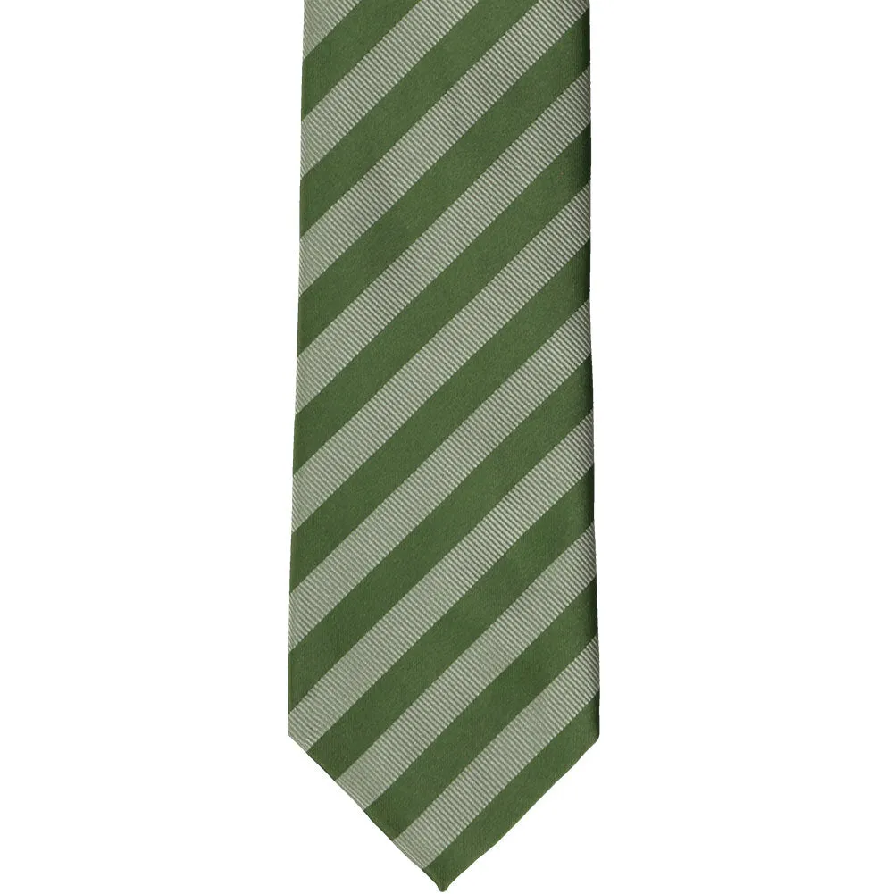 Sage Formal Striped Tie